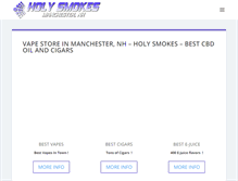 Tablet Screenshot of holysmokescigars.com